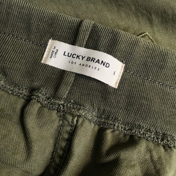 NWT Lucky Brand Capulet Olive Joggers - Picture 4 of 13